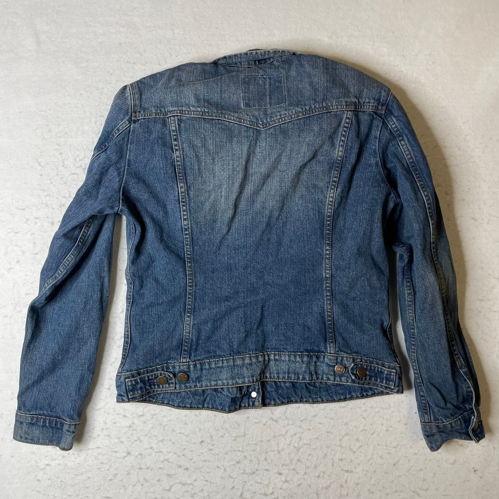 Levi Strauss & Co Denim Jacket Blue Trucker Style Made in Colombia‎ Size L G - Picture 3 of 8